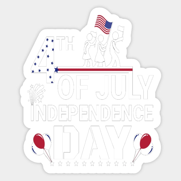4th day of July. Sticker by omnia34